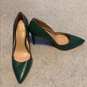 Women's dark green banana republic heels (6.5)